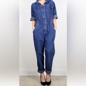 1980’s Denim Jumpsuit Sz M